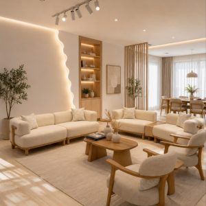 مبل تدی 8نفره تک چوبی